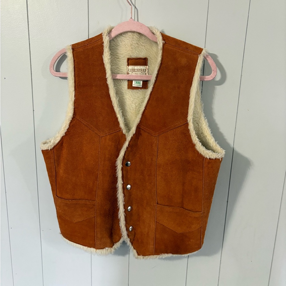 Cheyenne Suede Vest with Cream Lining